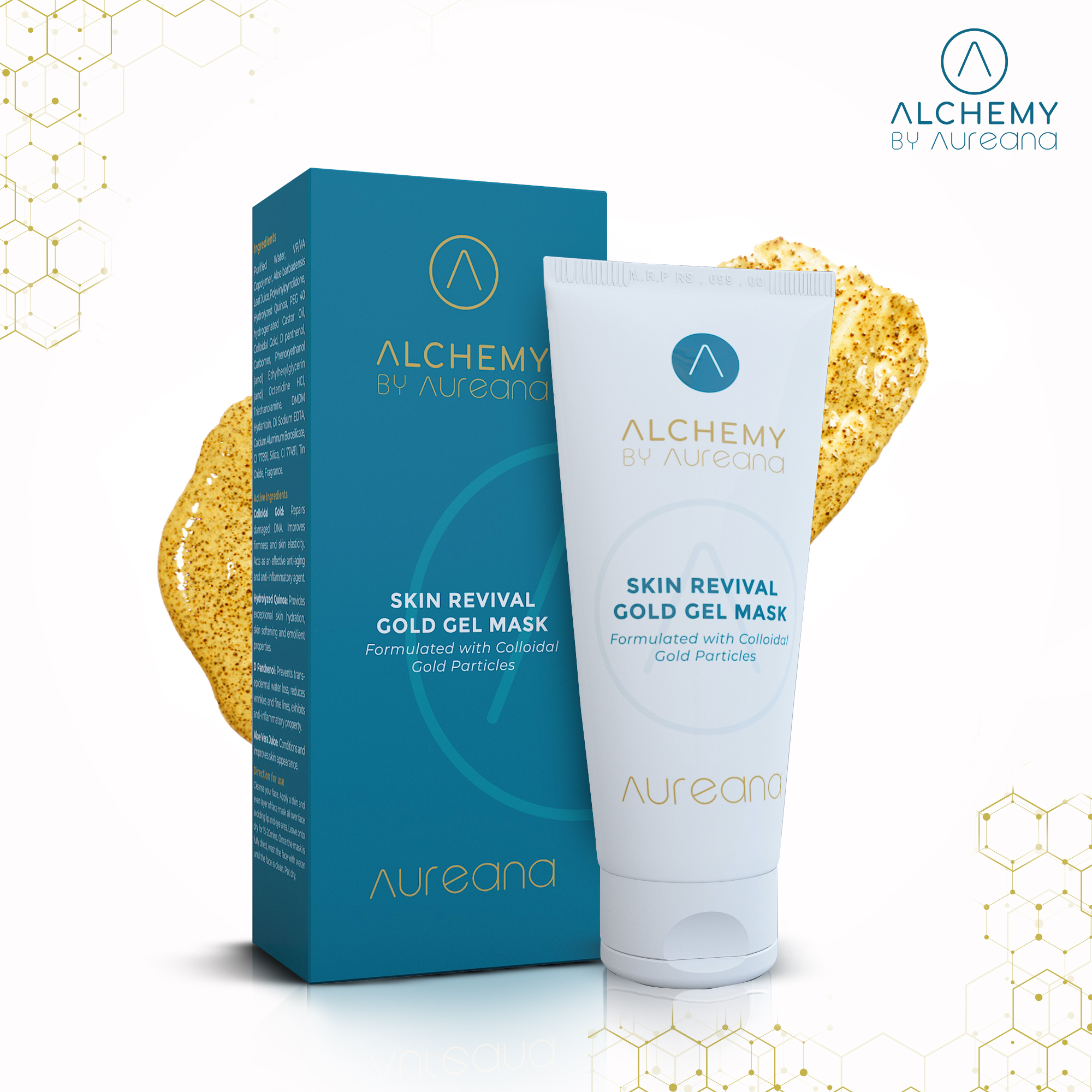 Alchemy By Aureana Skin Revival Gold Gel Mask - 50g