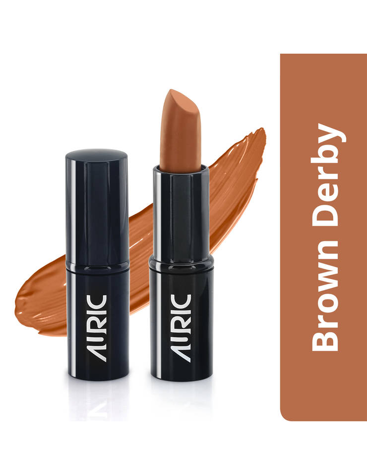 Auric MoistureLock Lipstick, Brown Derby - 4 g