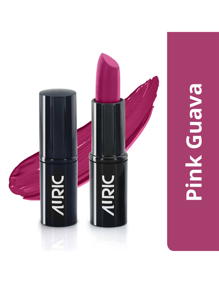 Auric MoistureLock Lipstick, Pink Guava - 4 g