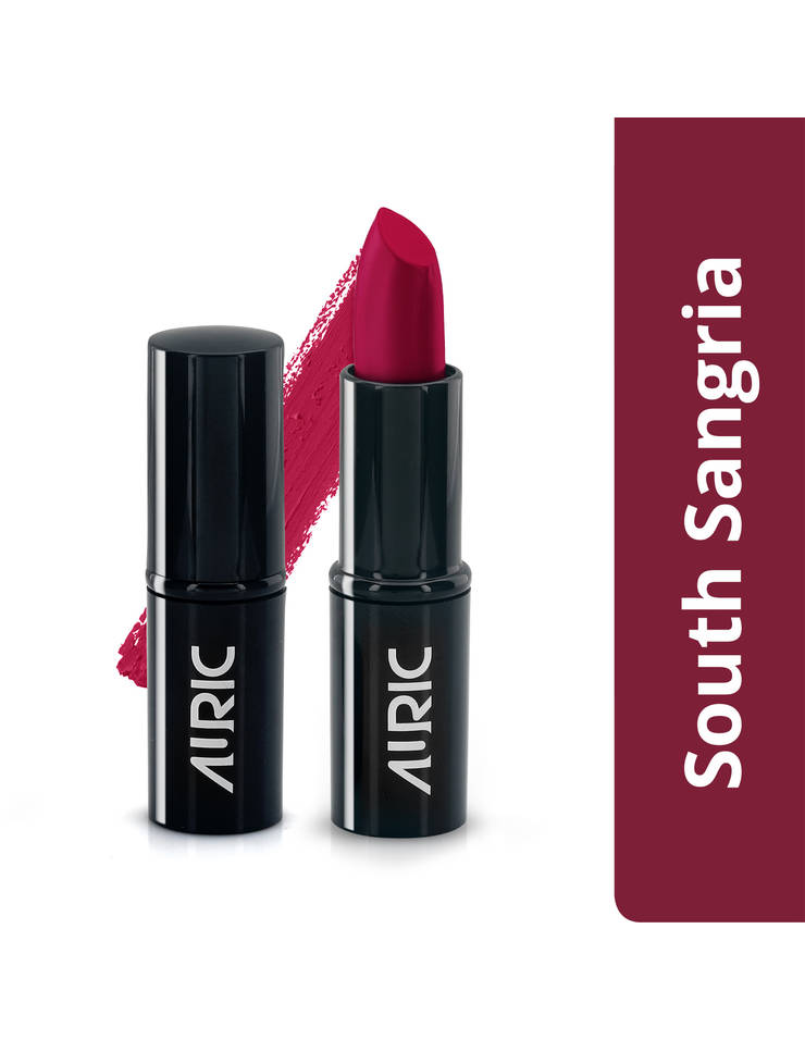 Auric MatteCreme Lipstick, South Sangria - 4 g