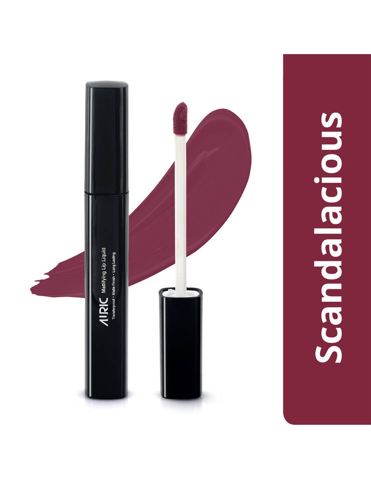 Auric Mattifying Lip Liquid, Scandalacious - 4 ml