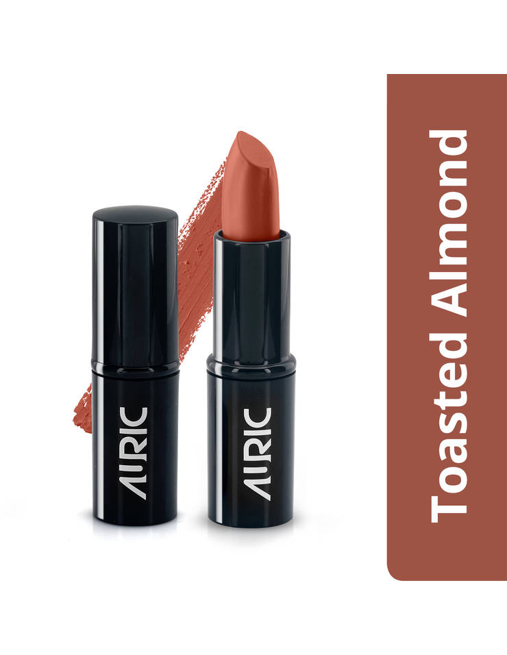 Auric MatteCreme Lipstick, Toasted Almond - 4 g