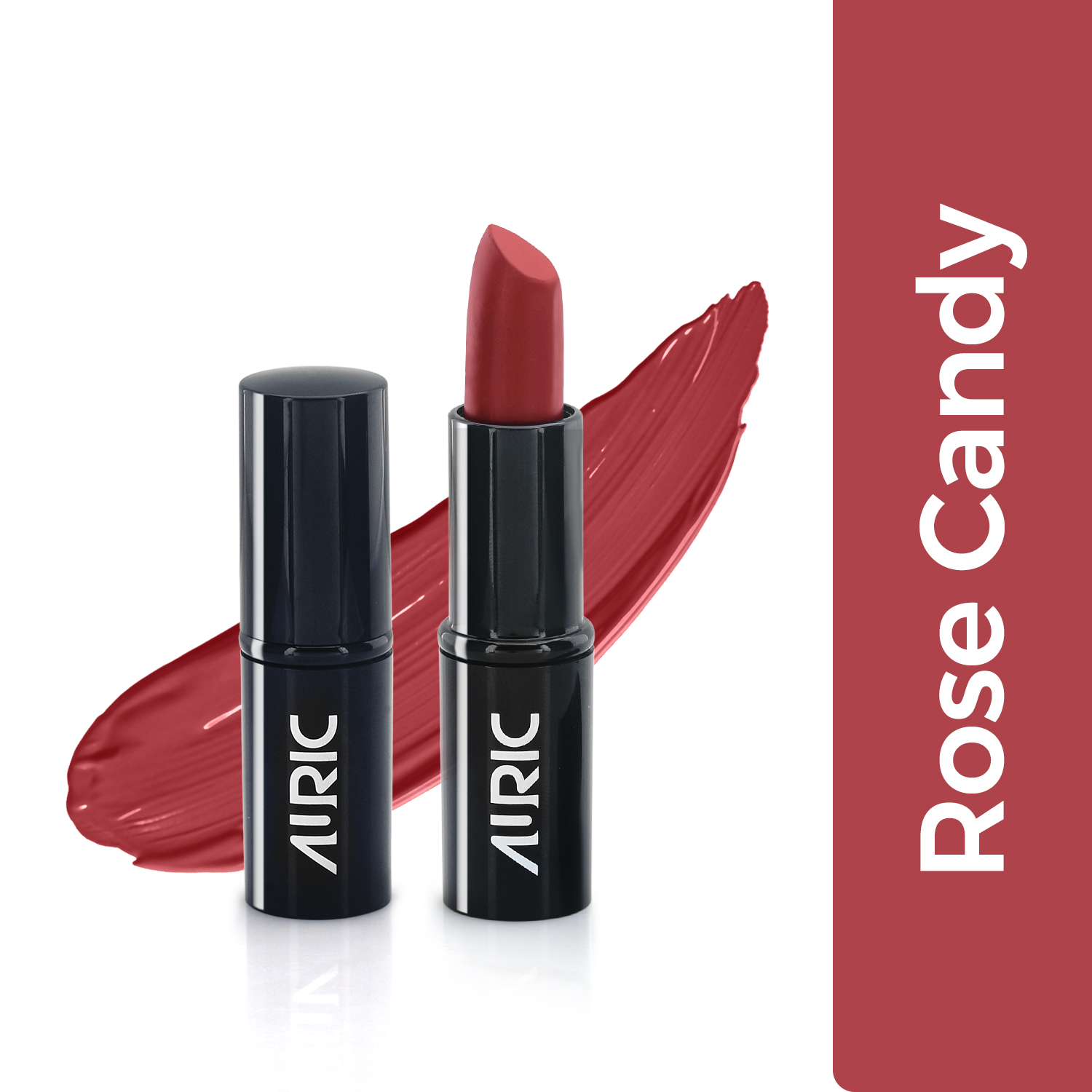Auric MoistureLock Lipstick, Rose Candy - 4 g