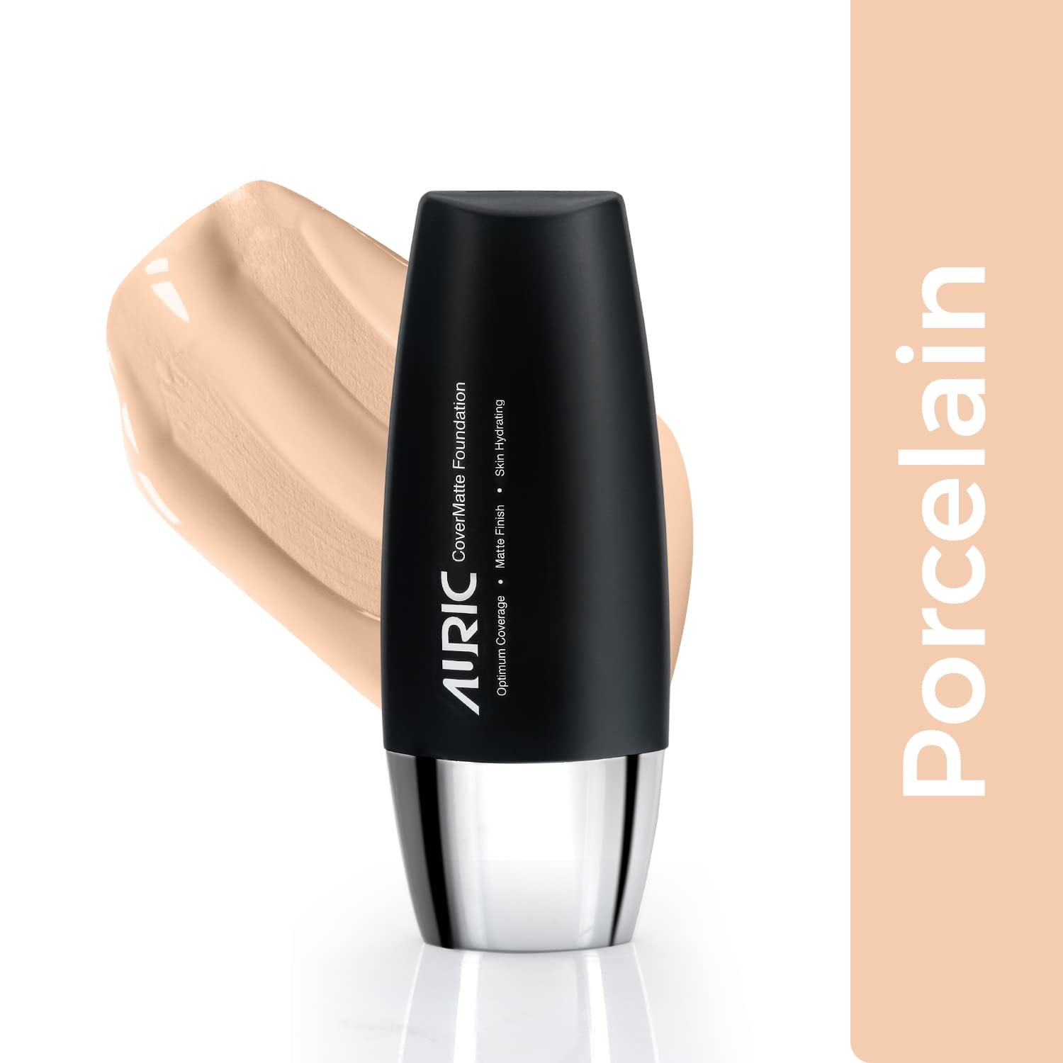 Auric CoverMatte Foundation, Porcelain - 30 ml