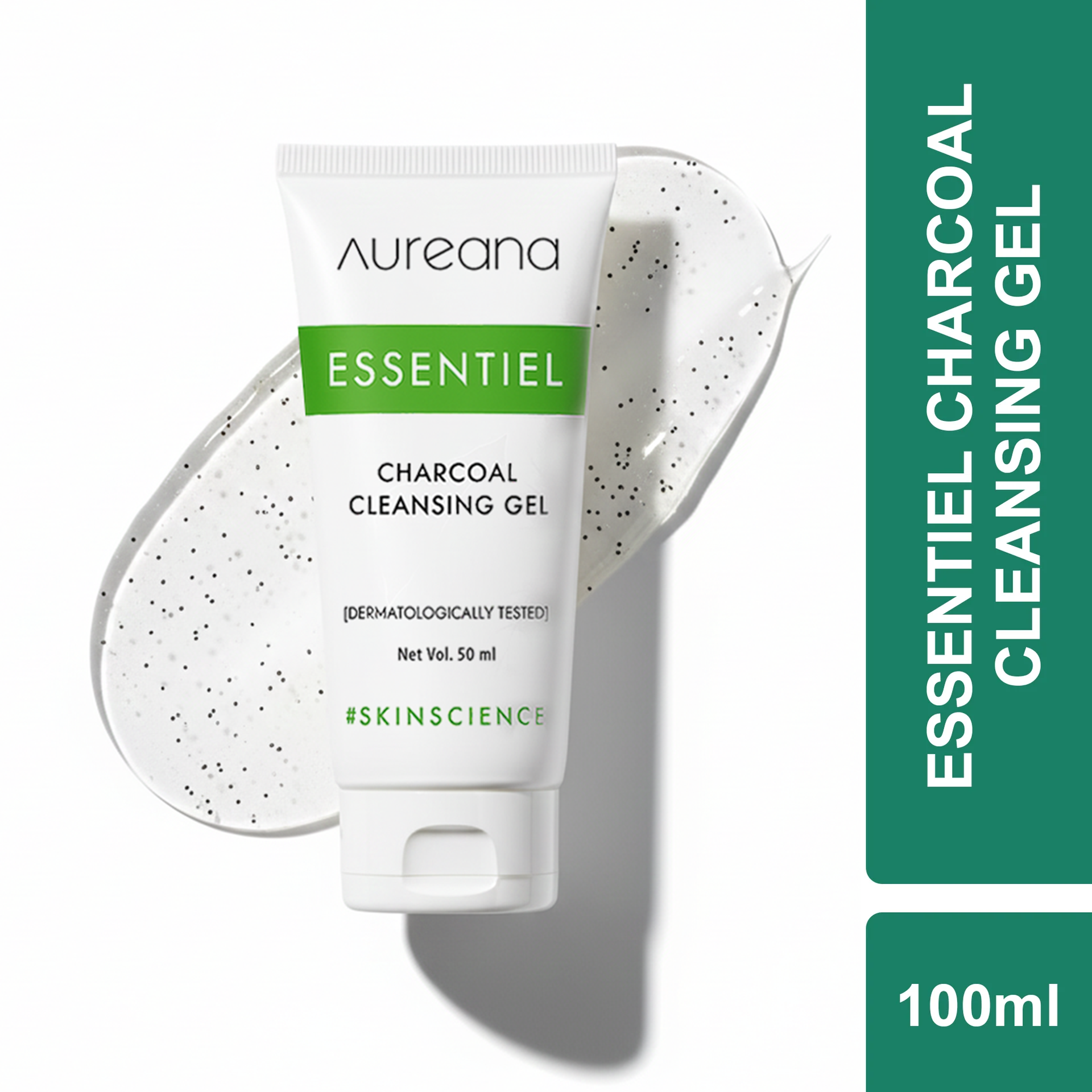 Aureana Essentiel Charcoal Cleansing Gel - 100 ml
