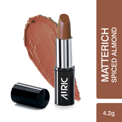 Auric MatteRich Lipstick, Spiced Almond - 4.2g