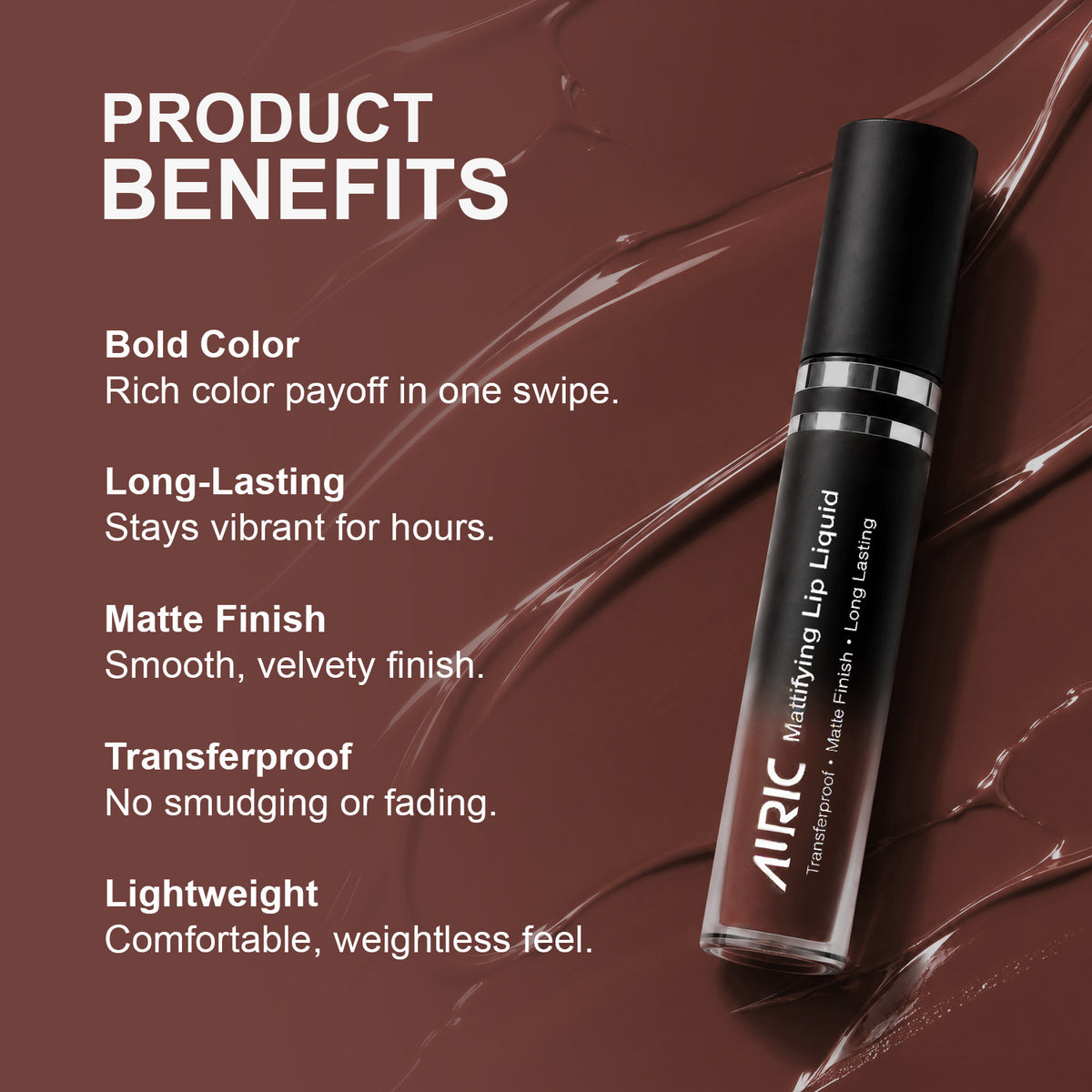 Auric Mattifying Lip Liquid Coffee Dream - 4 ml