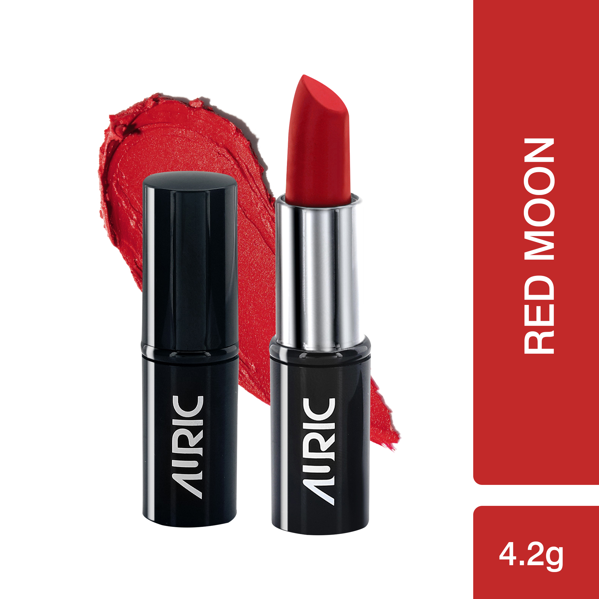 Auric MoistureSeal Lipstick, Red Moon - 4.2g