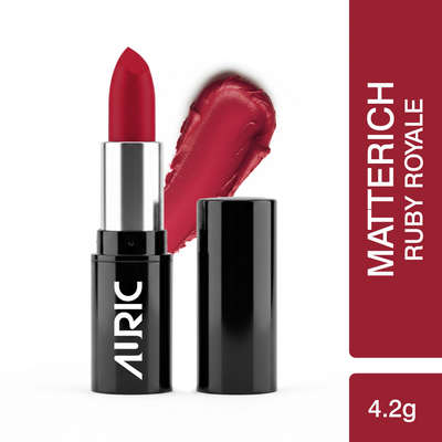 Auric MatteRich Lipstick, Ruby Royale - 4.2g