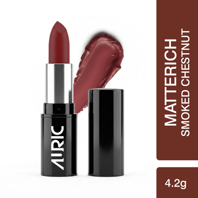 Auric MatteRich Lipstick, Smoked Chestnut - 4.2g