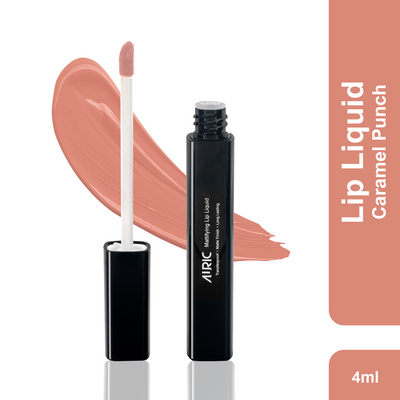Auric Mattifying Lip Liquid Caramel Punch - 4 ml