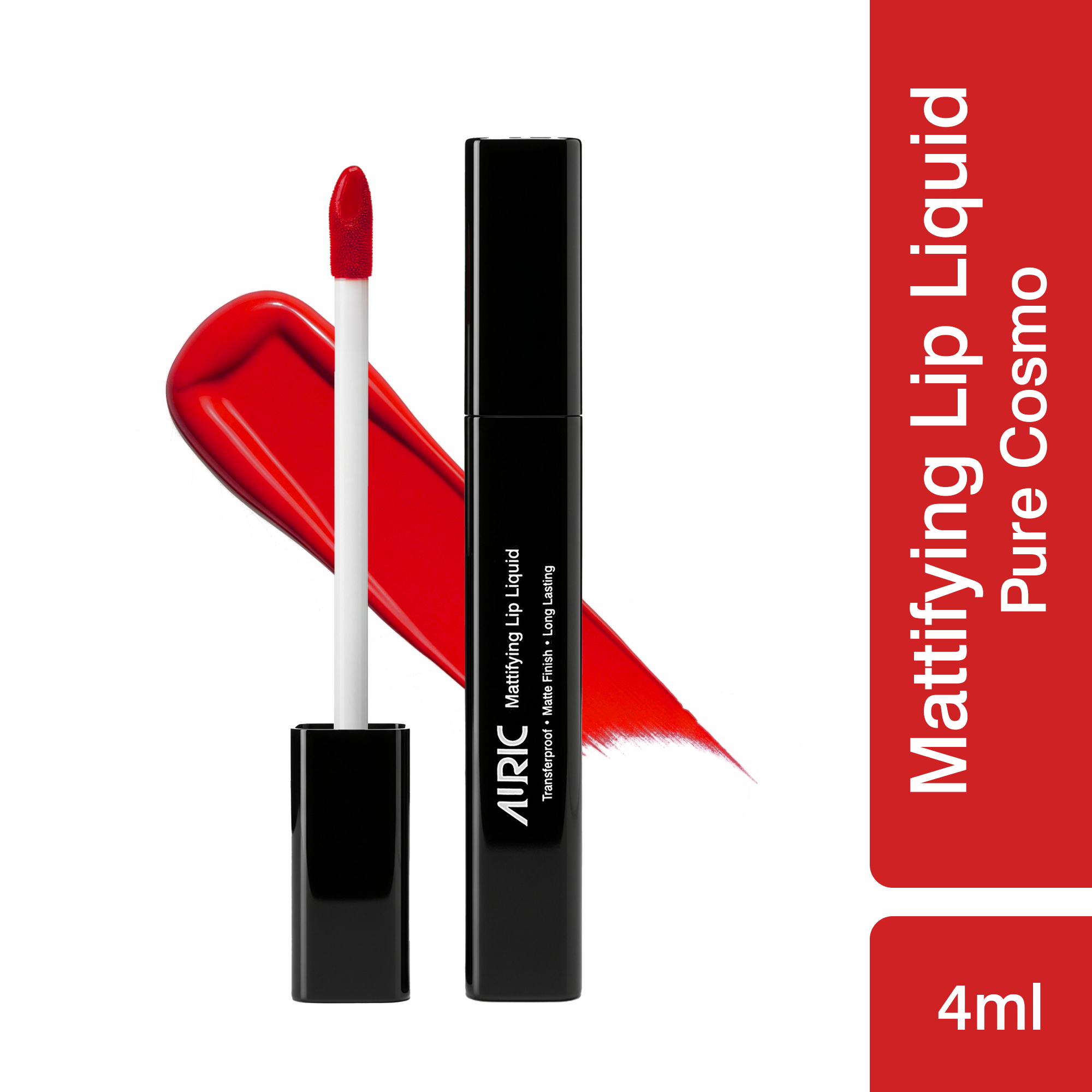 Auric Mattifying Lip Liquid, Pure Cosmo - 4 ml