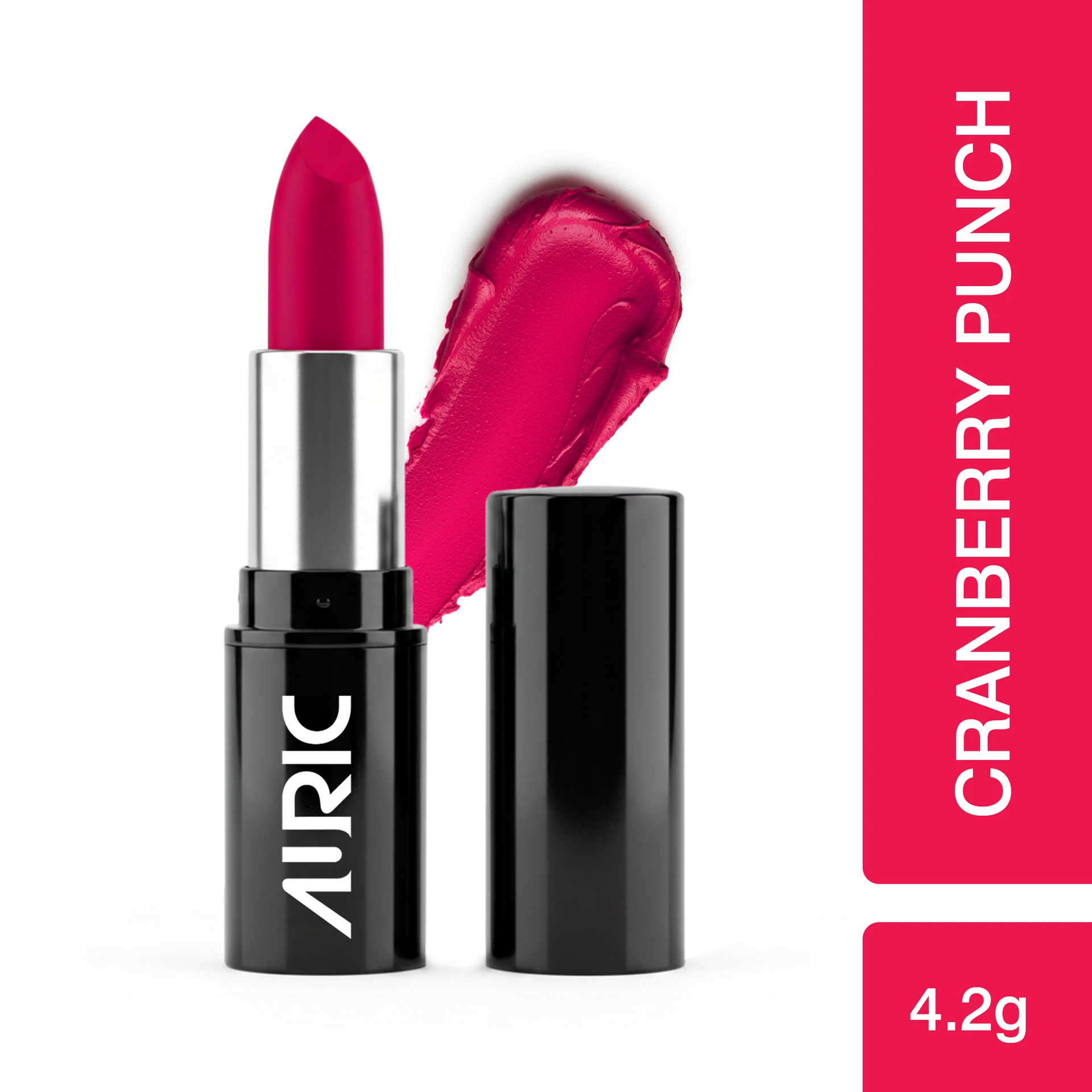 Auric MoistureSeal Lipstick, Cranberry Punch - 4.2g