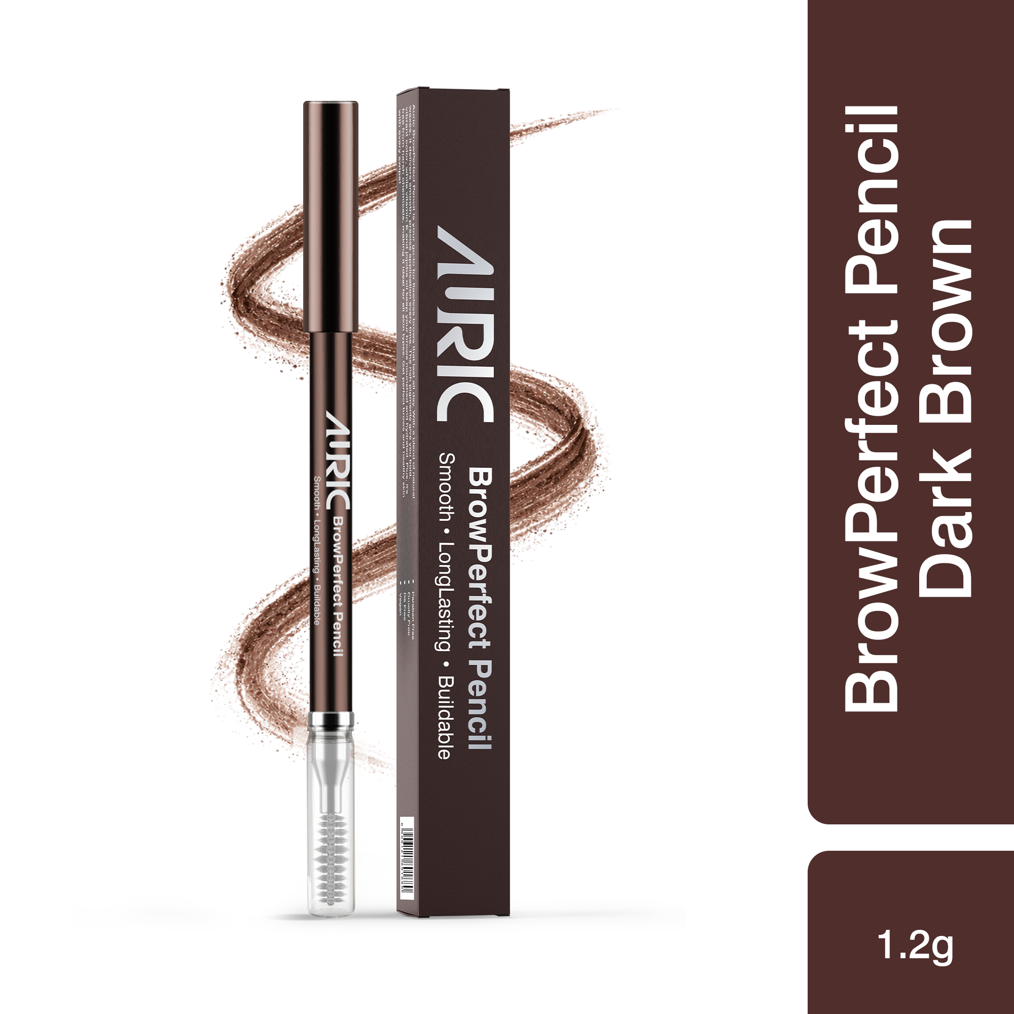 Auric BrowPerfect Pencil – Dark Brown 1.2g