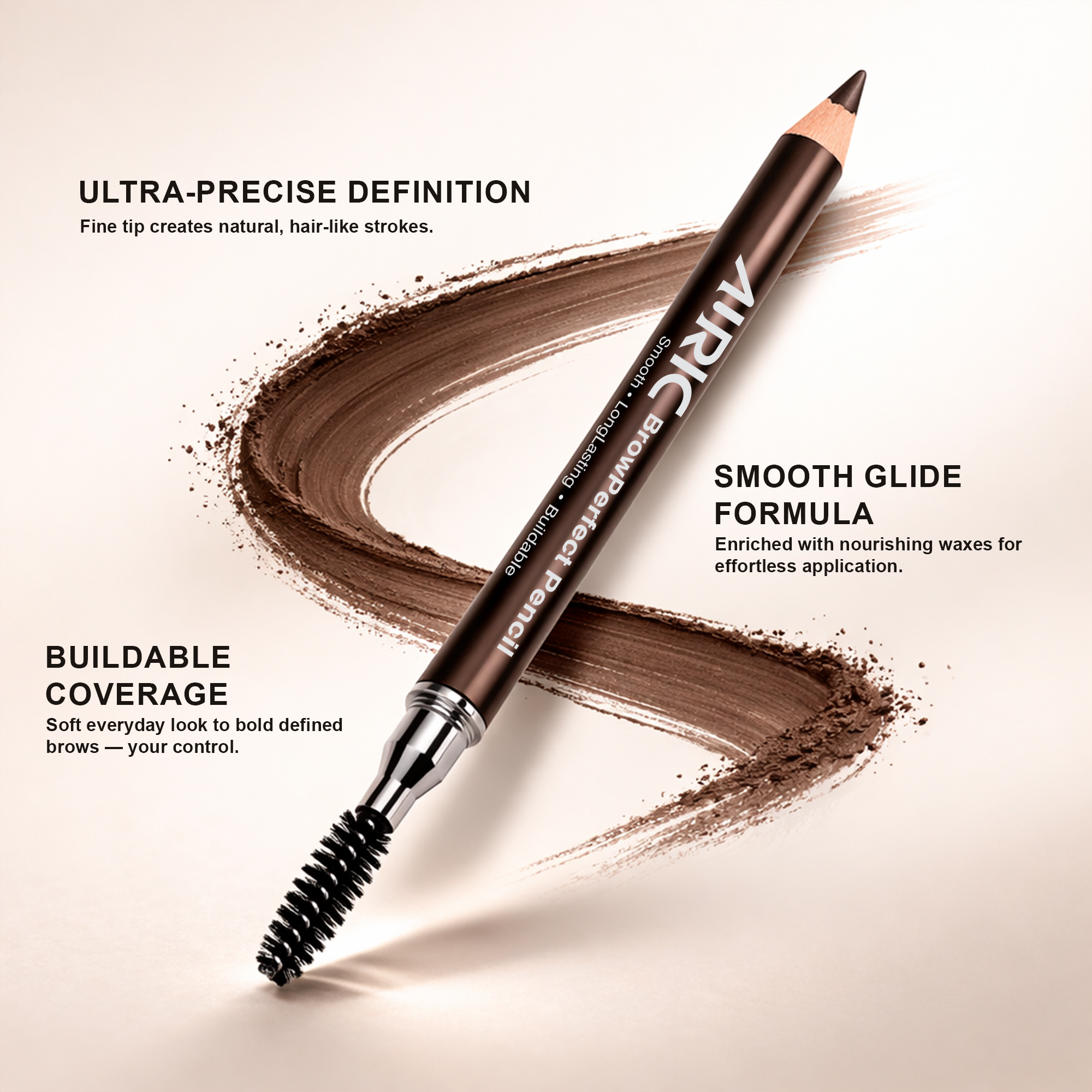 Auric BrowPerfect Pencil – Dark Brown 1.2g