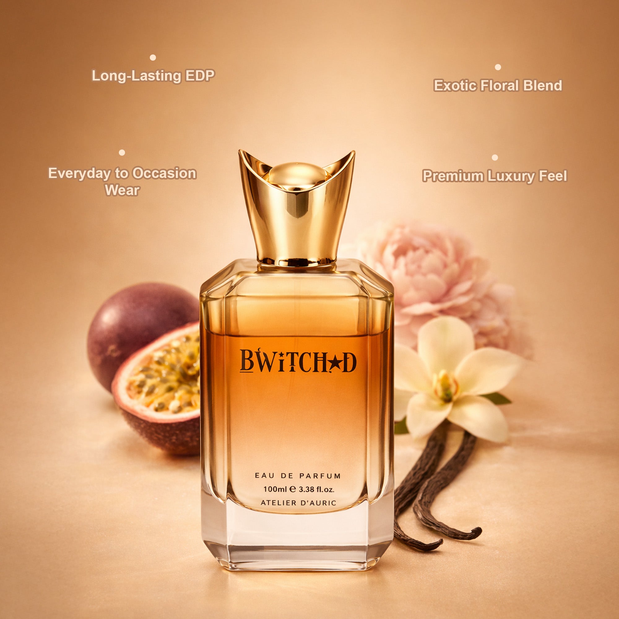 Auric Bwitched Eau De Parfum (EDP) 100ml – Long Lasting Luxury Perfume for Women