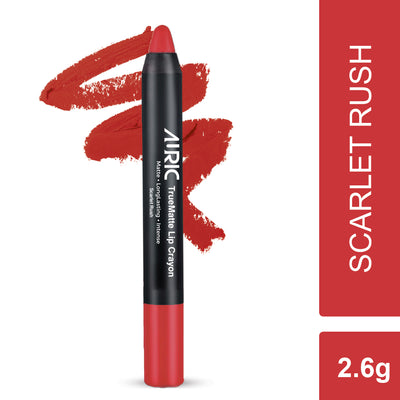 Auric TrueMatte lip Crayon Scarlet Rush