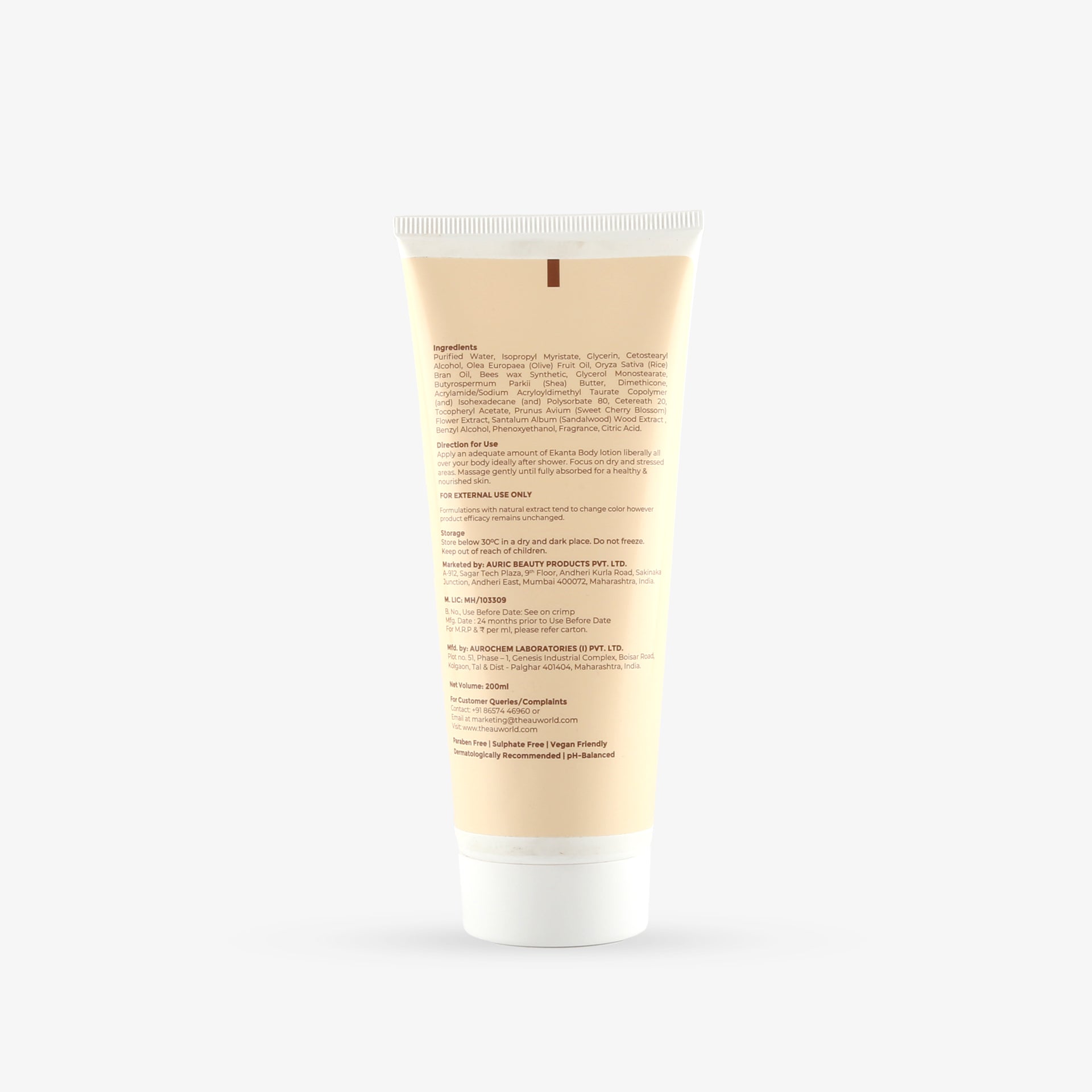 Body lotion